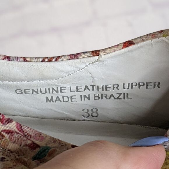 Nina Gelardi Floral Zip Up Spikeless Golf Shoes - Picture 9 of 11